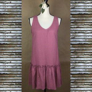 DREW Cotton Gauzy Drop Waist Dress